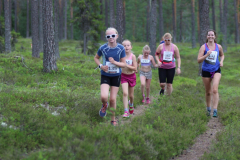 Glade løpere i Risberget rundt 2019. Foto: Rolf Bakken